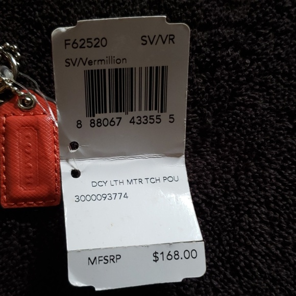 Coach Darcy Leather Metro Tech Pouch, NWT - Picture 3 of 3